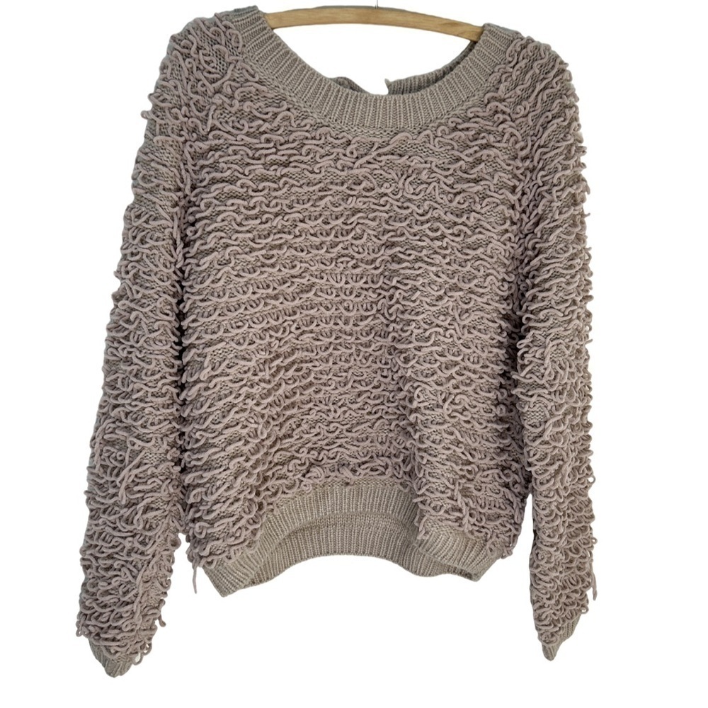 POL Chenille Yarn Loop Sweater Size Small